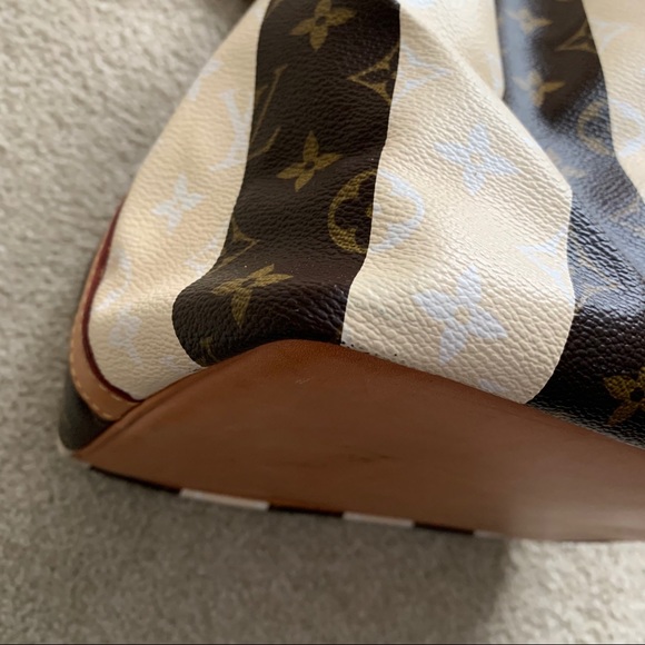 Louis Vuitton monogram rayures petit noe handbag - Picture 9 of 11